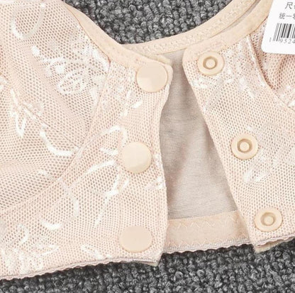 Front-Button Wire-Free Comfort Bra – Full Cup, Cotton Blend